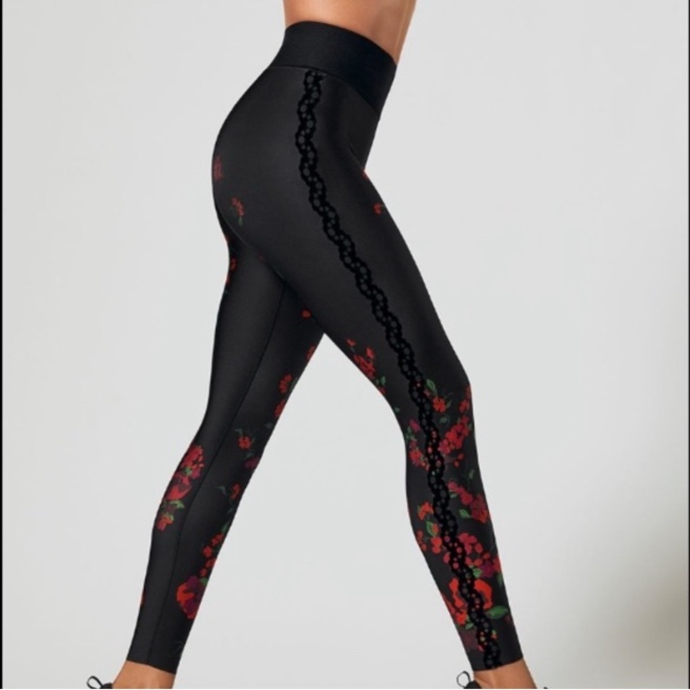 Ultracor Ultrasound High Madrid Leggings Floral Velvet